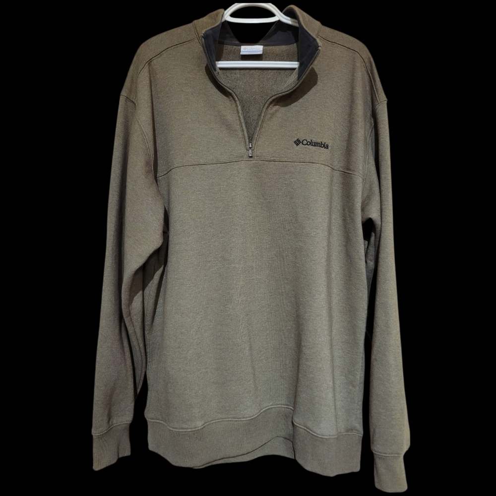 Colombia Quarter Zip Pullover Sweatshirt Mens XL Sage Green - Extremely Soft!